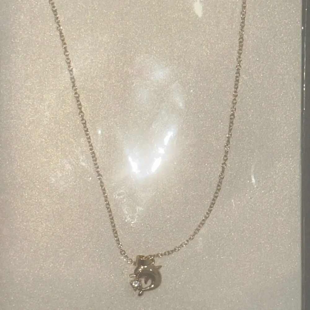 Gold Dolphin Pendant Necklace for Kids